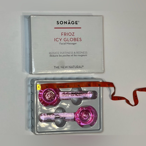SONÄGE FRIOZ ICY PINK GLOBES FACIAL MASSAGERS - Picture 5 of 6